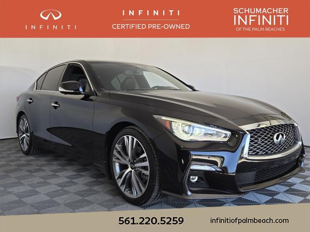 used 2021 INFINITI Q50 car, priced at $27,996