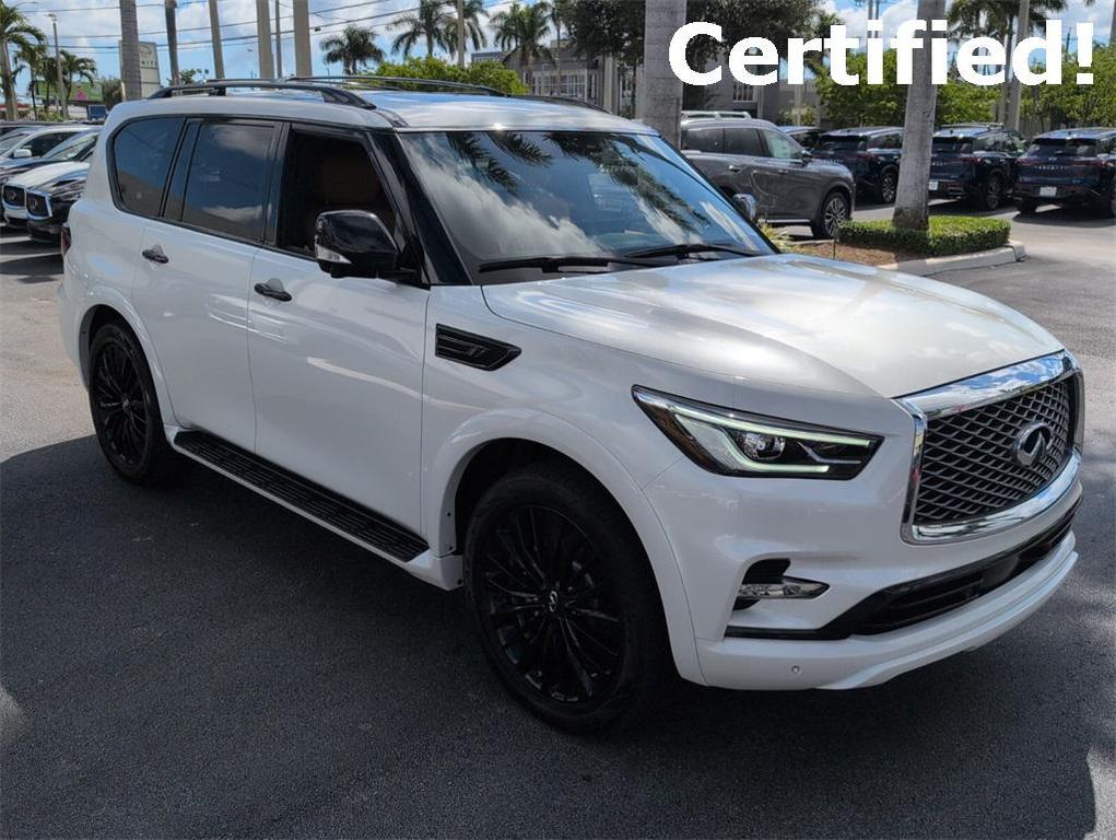 used 2022 INFINITI QX80 car, priced at $42,859