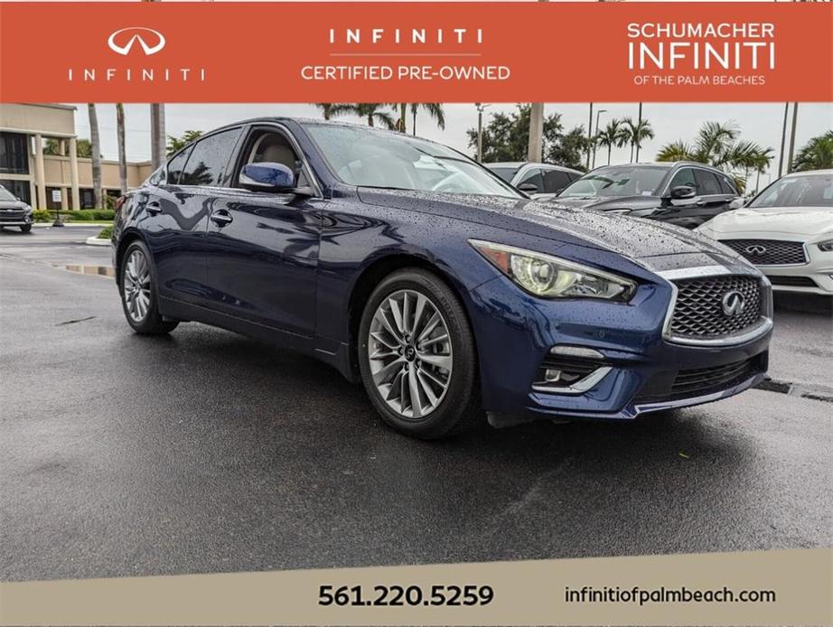 used 2021 INFINITI Q50 car, priced at $28,694