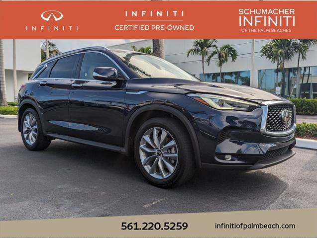 used 2021 INFINITI QX50 car, priced at $29,296