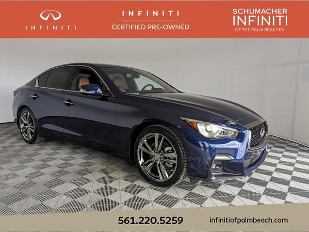 used 2021 INFINITI Q50 car, priced at $32,996