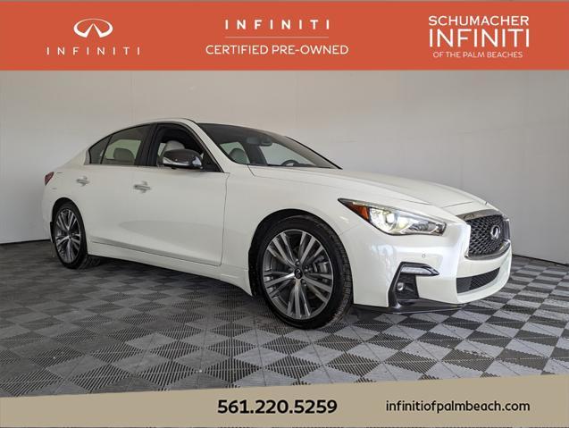 used 2021 INFINITI Q50 car, priced at $29,896