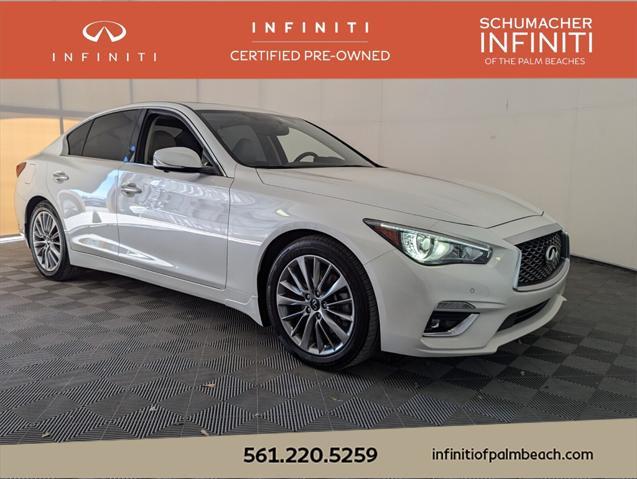 used 2022 INFINITI Q50 car, priced at $29,496