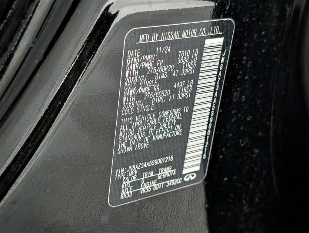 used 2025 INFINITI QX80 car, priced at $75,000