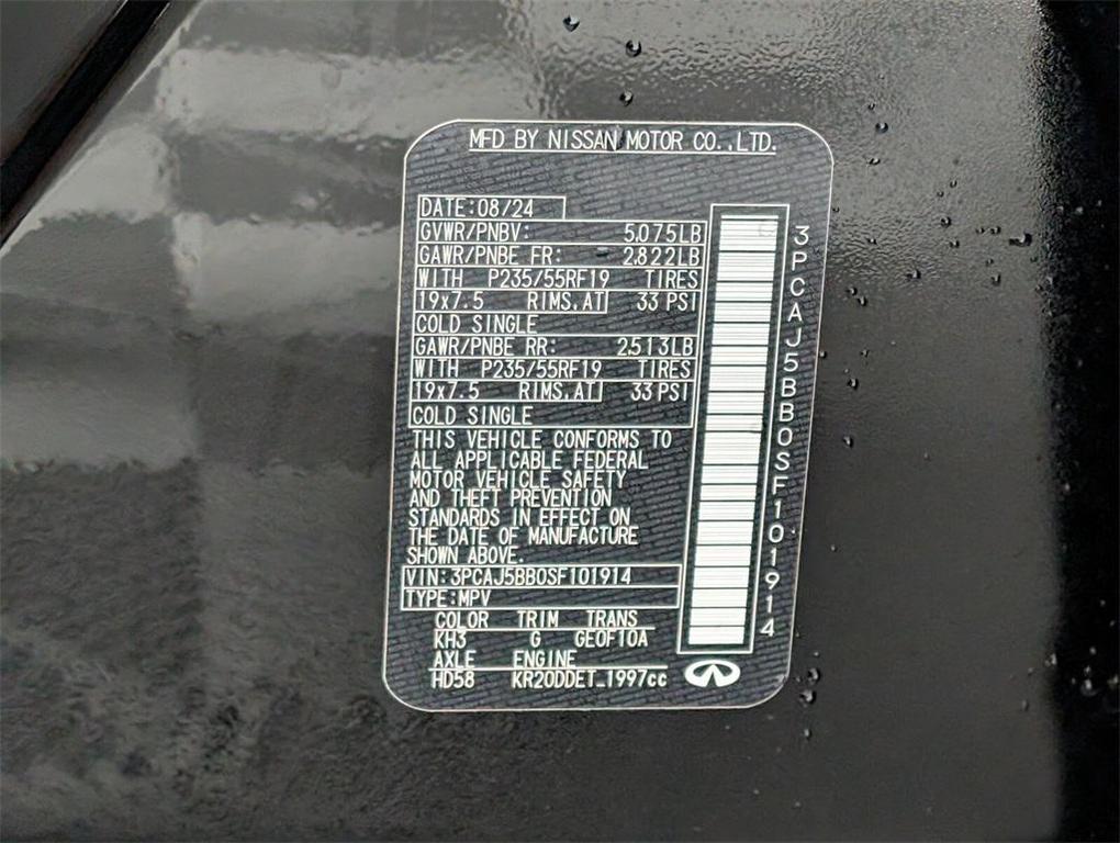 used 2025 INFINITI QX50 car, priced at $35,699