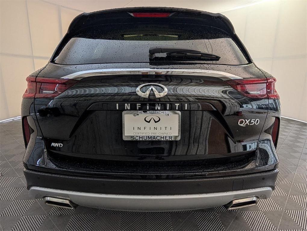 used 2025 INFINITI QX50 car, priced at $35,699
