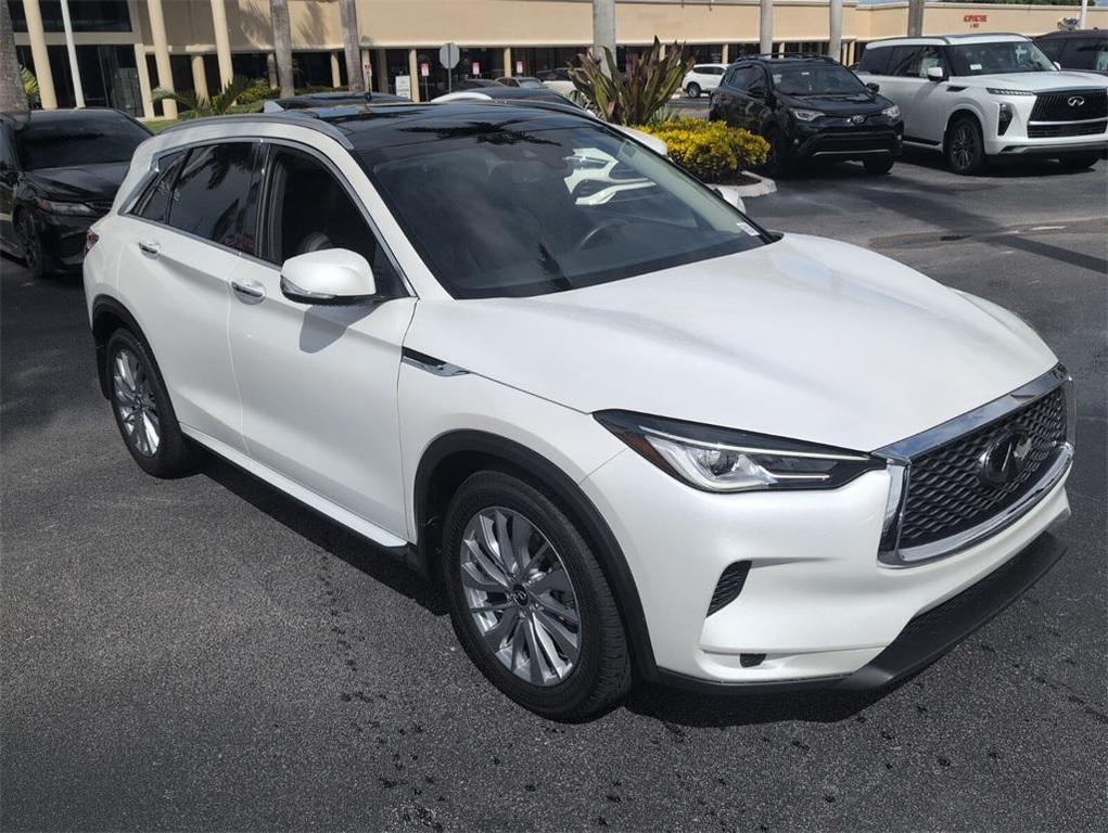 used 2025 INFINITI QX50 car, priced at $36,480