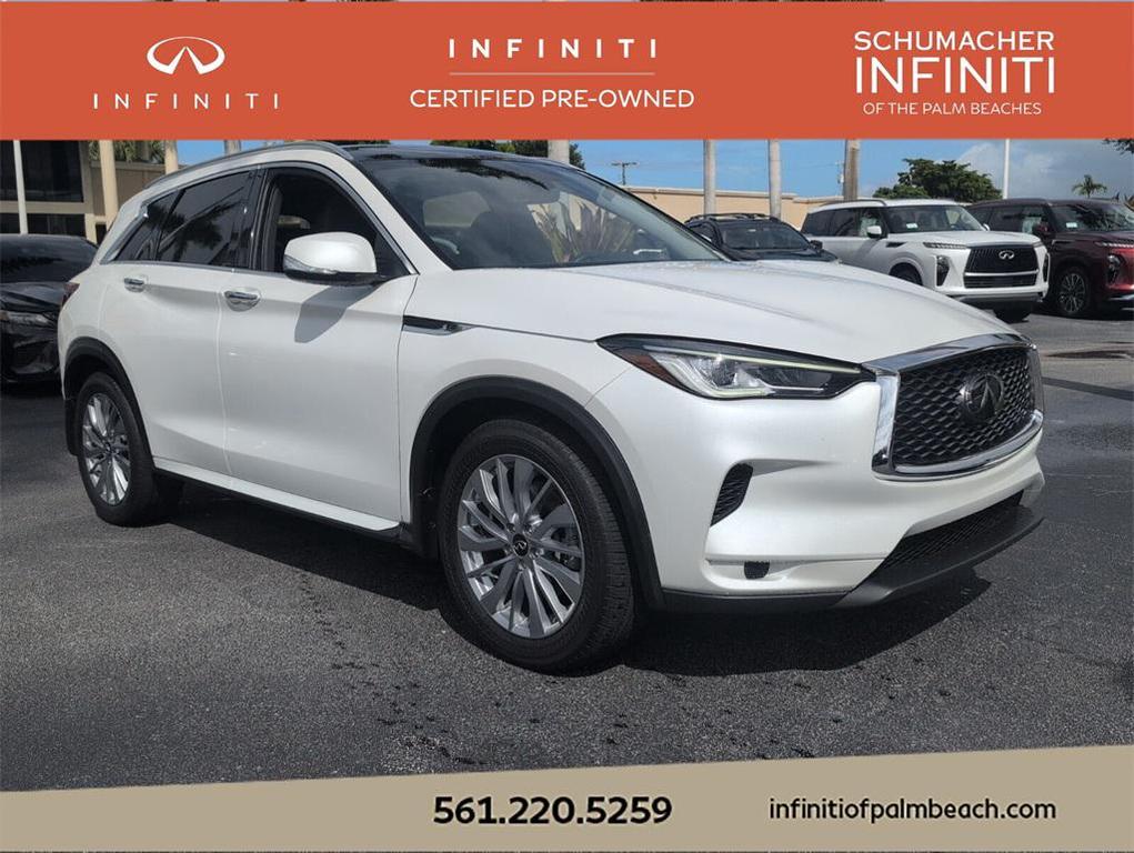 used 2025 INFINITI QX50 car, priced at $36,480