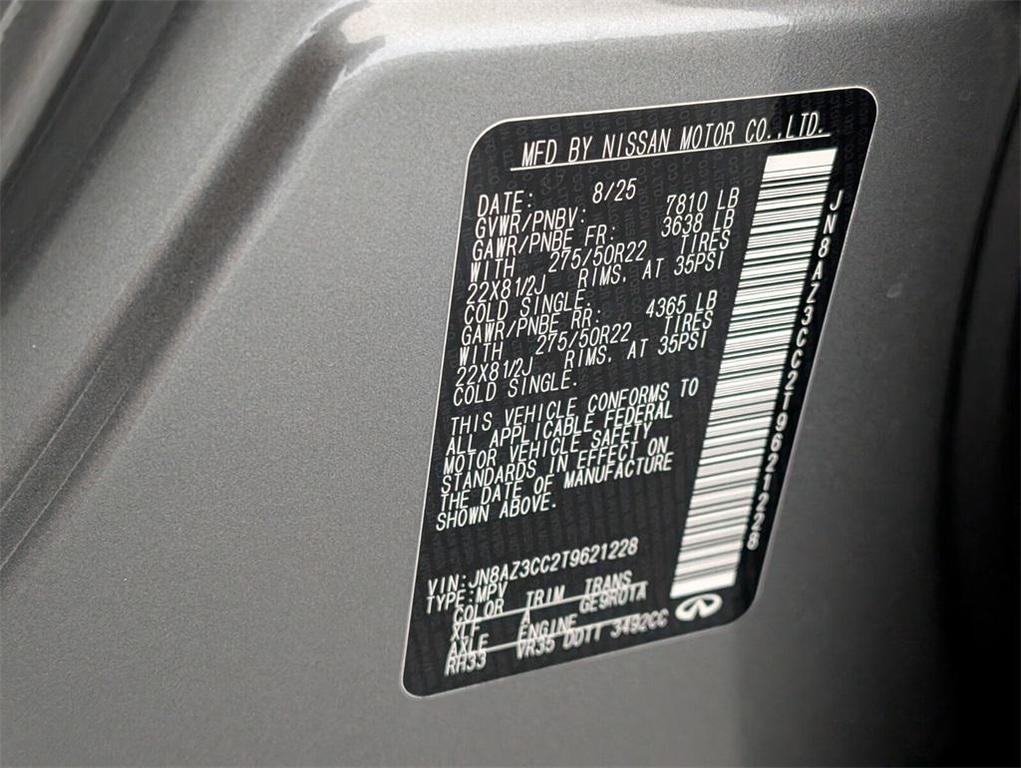 new 2026 INFINITI QX80 car, priced at $106,155