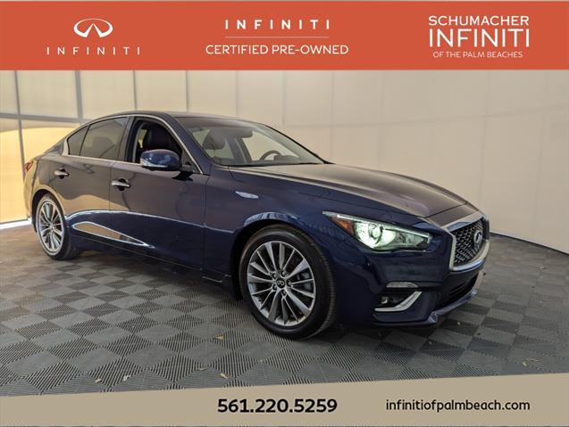 used 2022 INFINITI Q50 car, priced at $29,996