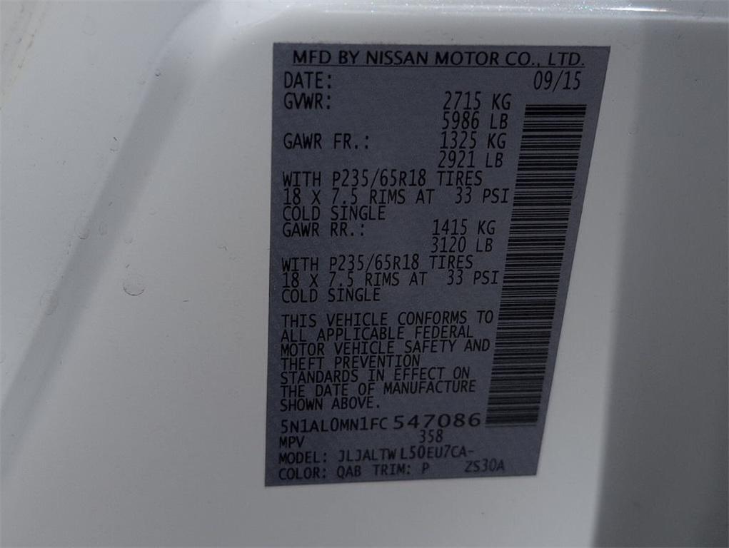 used 2015 INFINITI QX60 car, priced at $14,605