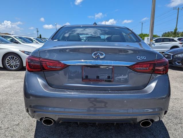 new 2024 INFINITI Q50 car, priced at $44,890