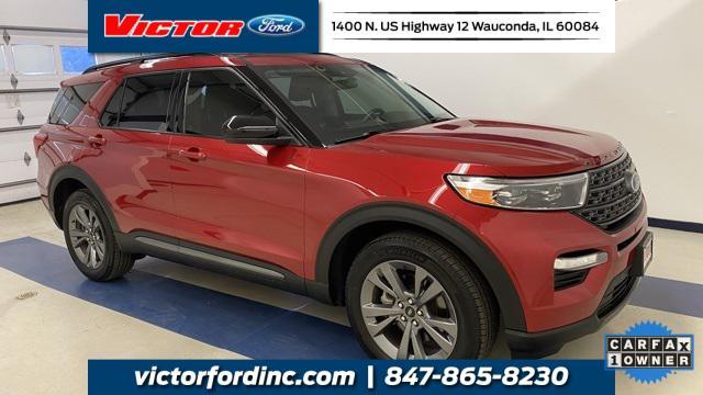 used 2022 Ford Explorer car, priced at $35,100