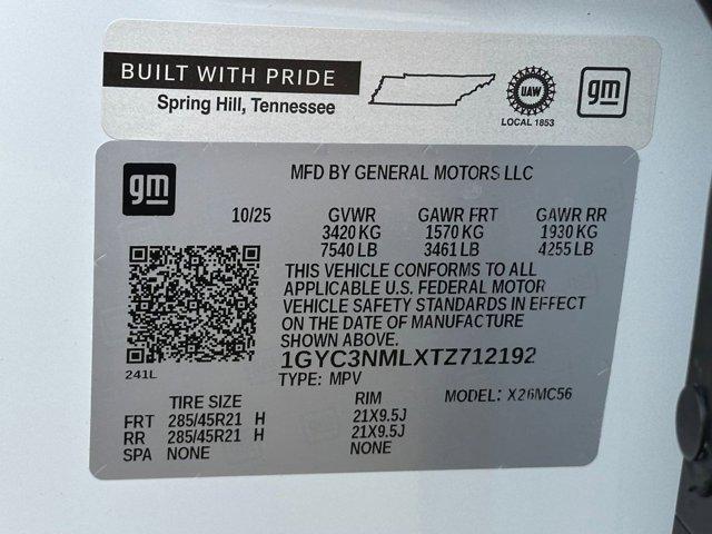 new 2026 Cadillac VISTIQ car, priced at $79,611