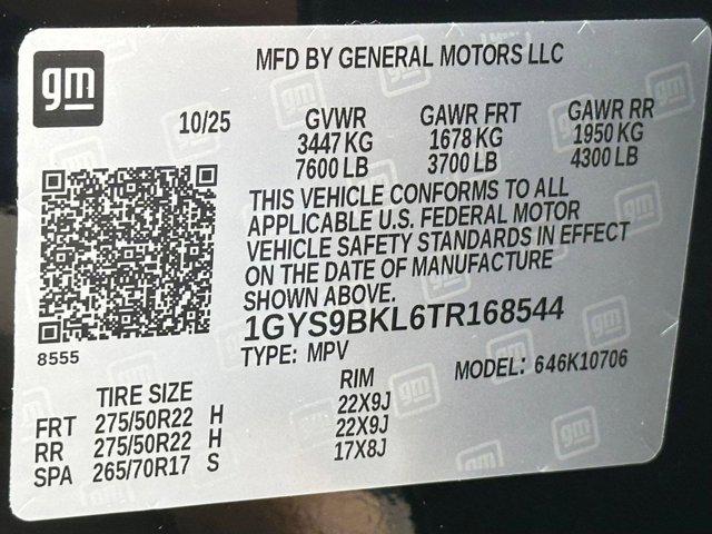 new 2026 Cadillac Escalade car, priced at $108,504