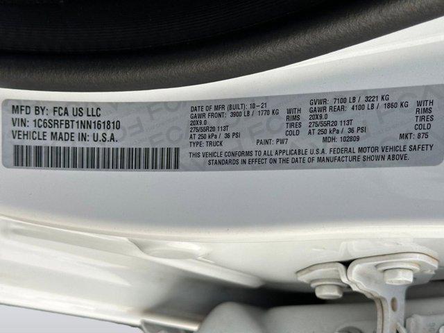 used 2022 Ram 1500 car, priced at $34,498
