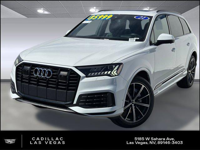 used 2021 Audi Q7 car, priced at $34,498