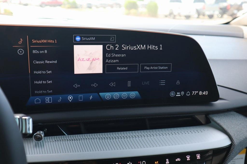 new 2025 Cadillac OPTIQ car, priced at $54,822