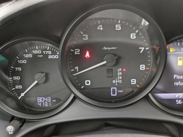 used 2022 Porsche 718 Spyder car, priced at $115,089