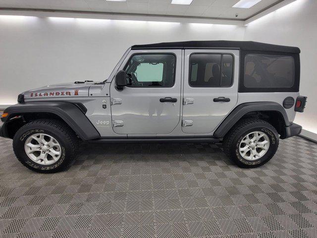 used 2021 Jeep Wrangler Unlimited car, priced at $30,597