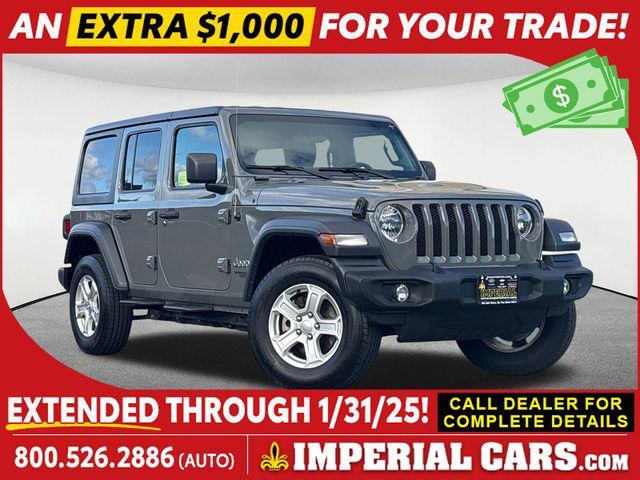 used 2019 Jeep Wrangler Unlimited car, priced at $25,647