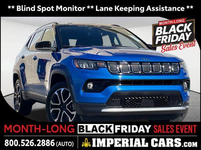 used 2022 Jeep Compass car, priced at $23,477