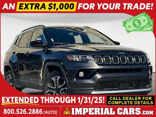 used 2023 Jeep Compass car, priced at $26,378