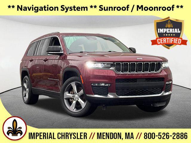 used 2021 Jeep Grand Cherokee L car, priced at $33,960