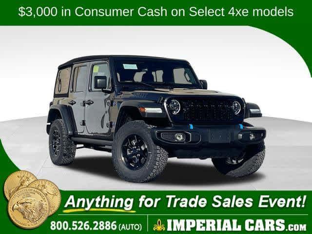 new 2024 Jeep Wrangler 4xe car, priced at $47,224