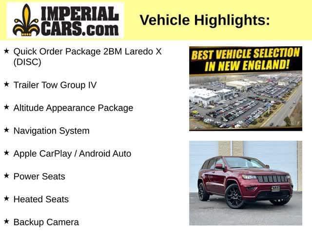 used 2021 Jeep Grand Cherokee car, priced at $31,477