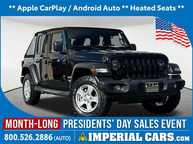 used 2021 Jeep Wrangler Unlimited car, priced at $27,347