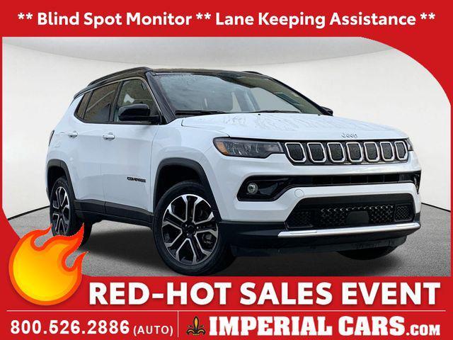 used 2022 Jeep Compass car, priced at $23,977