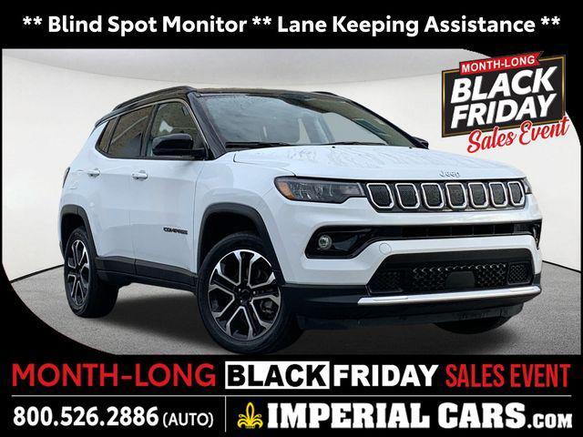 used 2022 Jeep Compass car, priced at $21,477