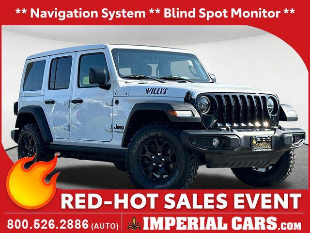 used 2021 Jeep Wrangler car, priced at $29,647