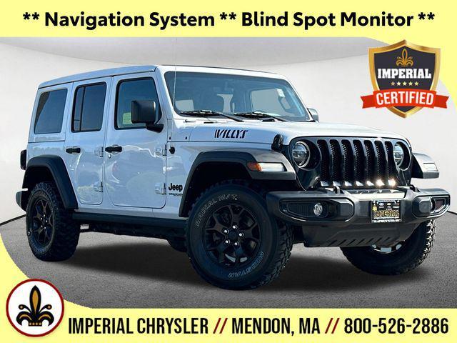 used 2021 Jeep Wrangler car, priced at $33,647