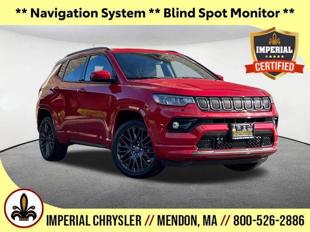 used 2022 Jeep Compass car, priced at $23,347