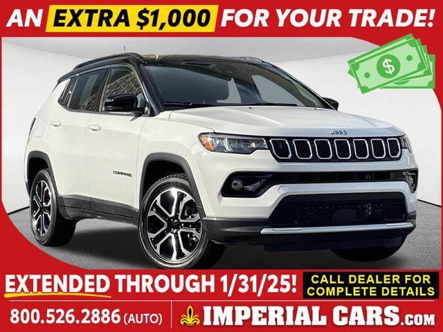 used 2023 Jeep Compass car, priced at $24,596