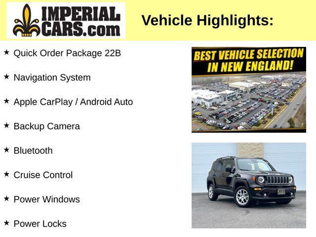 used 2022 Jeep Renegade car, priced at $19,477