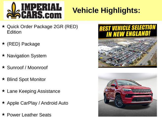 used 2022 Jeep Compass car, priced at $24,647