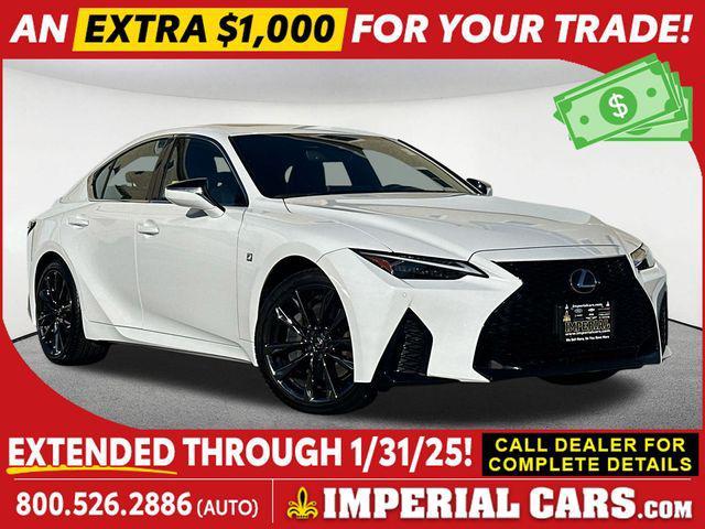 used 2024 Lexus IS 350 car, priced at $49,477