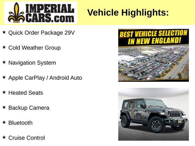 used 2022 Jeep Wrangler Unlimited 4xe car, priced at $34,477