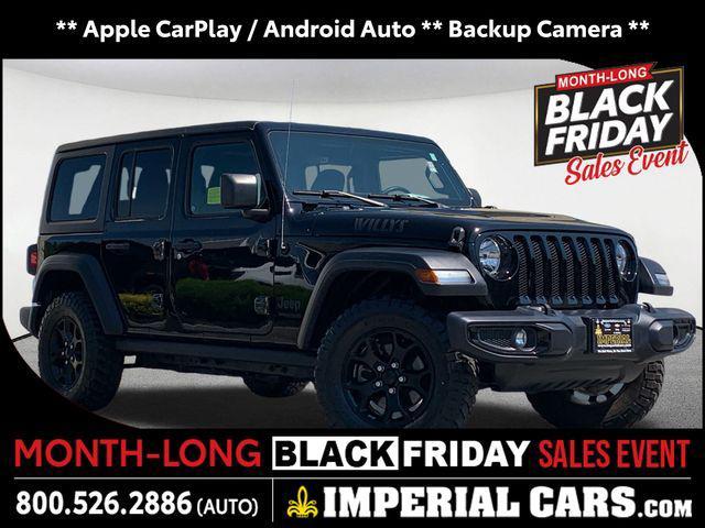 used 2021 Jeep Wrangler Unlimited car, priced at $32,977