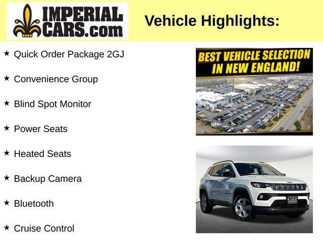 used 2022 Jeep Compass car, priced at $21,347