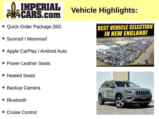used 2021 Jeep Cherokee car, priced at $27,477