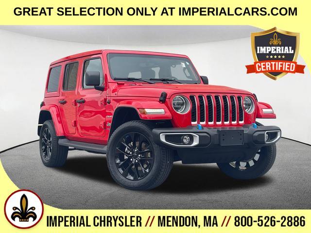 used 2022 Jeep Wrangler Unlimited 4xe car, priced at $42,477