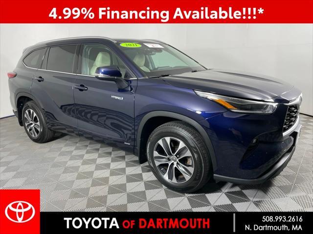 used 2021 Toyota Highlander Hybrid car, priced at $39,988