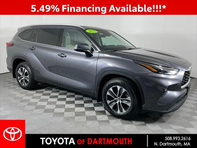 used 2022 Toyota Highlander car, priced at $37,987