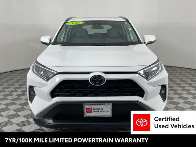 used 2021 Toyota RAV4 car, priced at $28,490