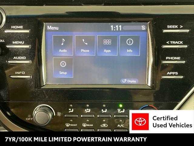 used 2018 Toyota Camry car, priced at $21,500