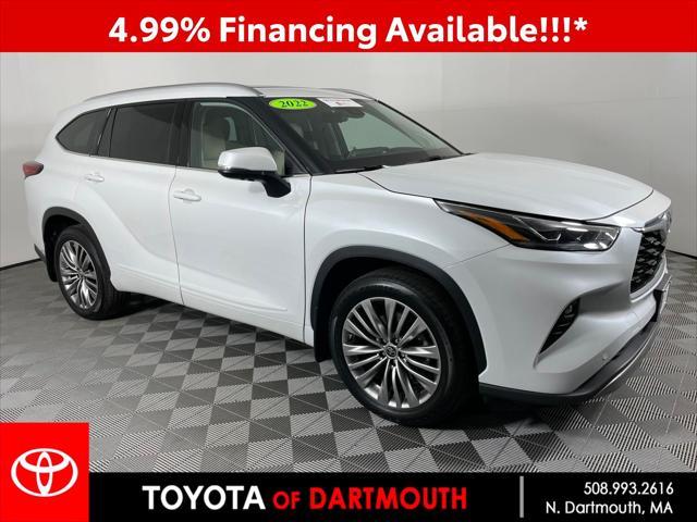 used 2022 Toyota Highlander car, priced at $43,988